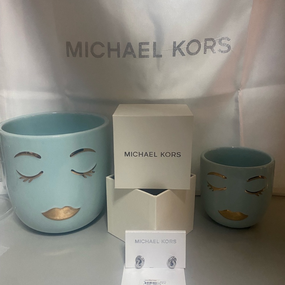 New stainless steel Micheal Kors earrings